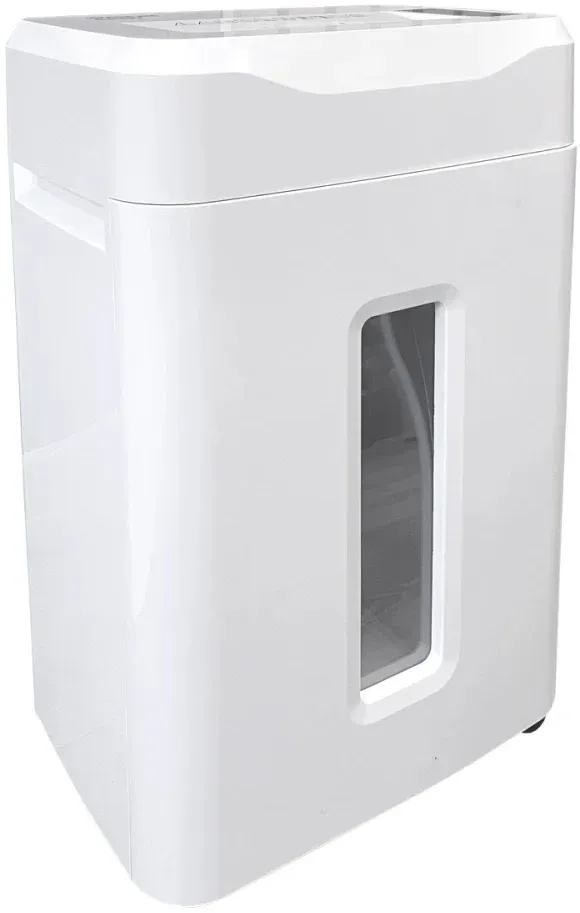 Шредер Office Kit S210N 3,9x38 белый секр.P-4 фрагменты 16лист. 35лтр. скрепки скобы пл.карты CD - фото 3
