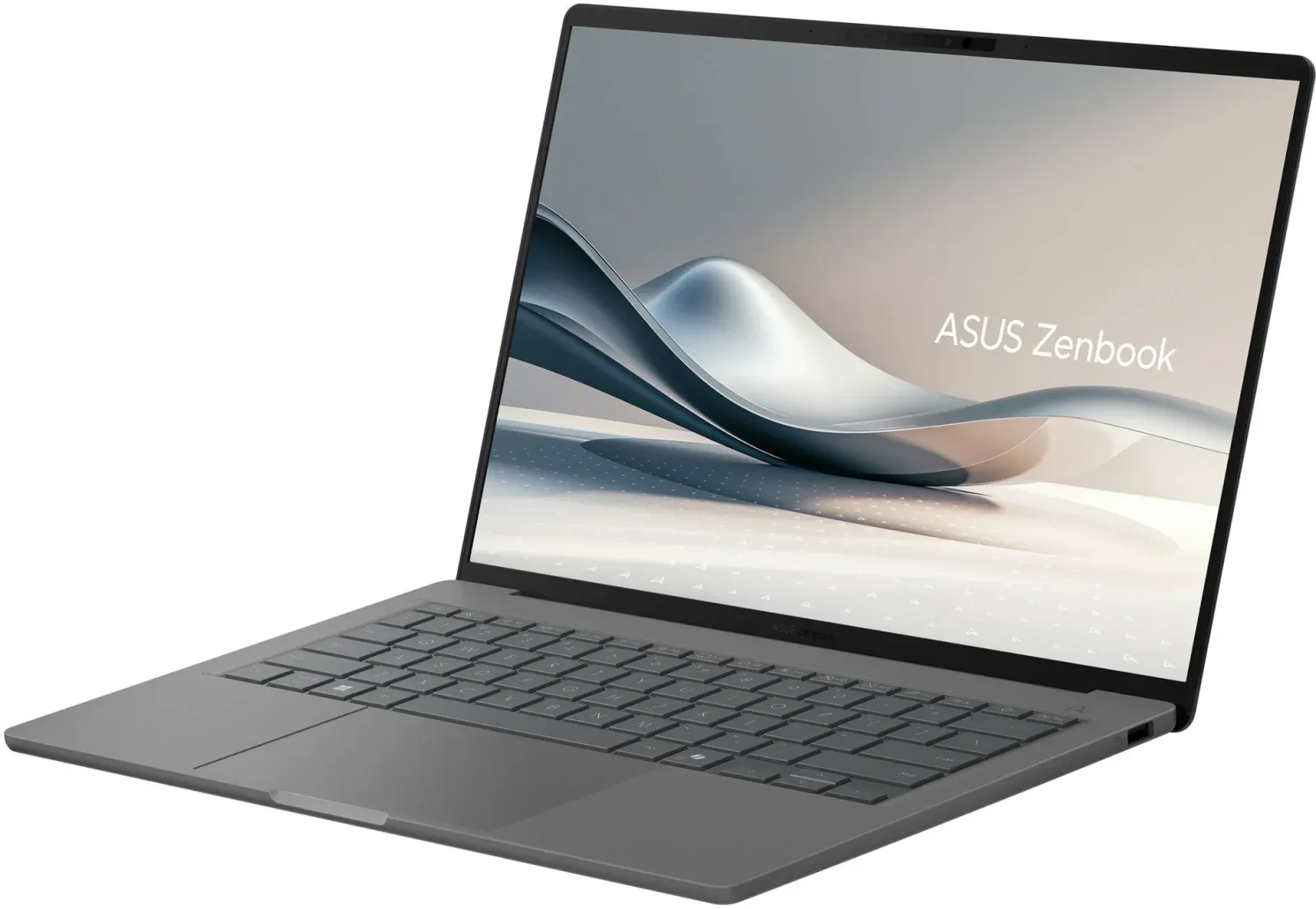 Ноутбук Asus Zenbook 14 UX3407RA-QD038W Snapdragon X Elite X1E-78-100 32Gb SSD1Tb Qualcomm Adreno 14 OLED WUXGA 1920x1200 Windows 11 Home grey WiFi BT Cam Bag 90NB16G2-M00360 - фото 4