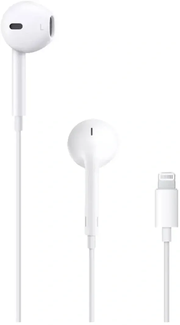Гарнитура вкладыши Apple EarPods A1748 1.1м белый проводные в ушной раковине MWTY3ZM/A - фото 1