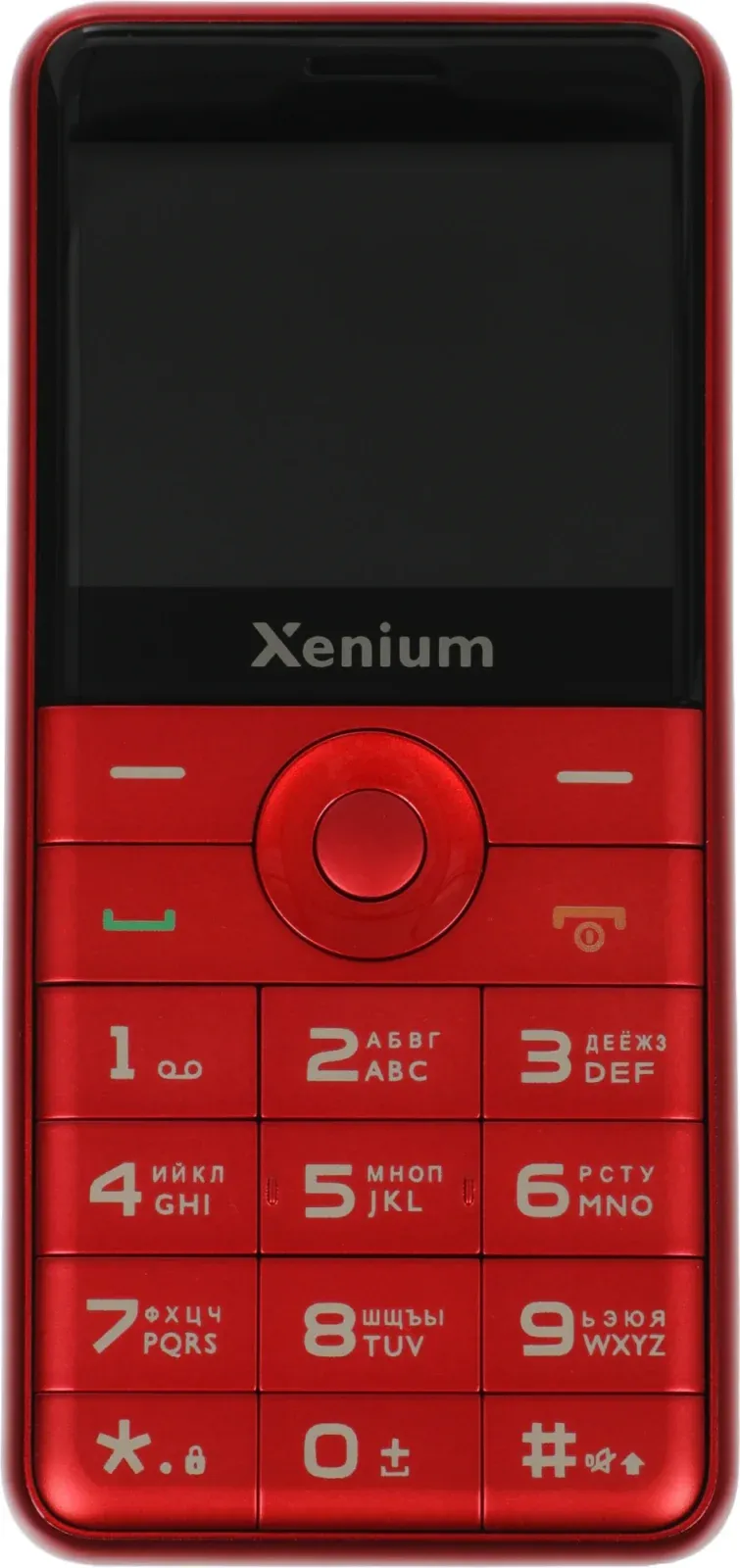 Мобильный телефон Xenium X700 красный моноблок 2Sim 2.31 240x320 Nucleus 0.3Mpix GSM900/1800 MP3 FM microSD max32Gb - фото 6