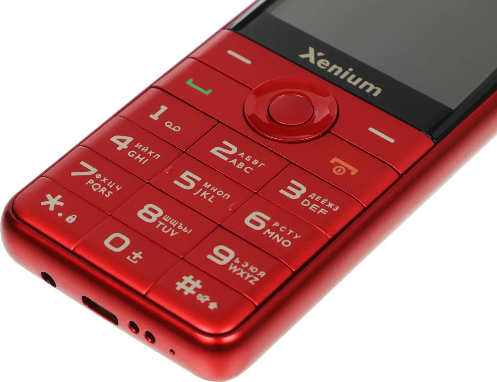 Мобильный телефон Xenium X700 красный моноблок 2Sim 2.31 240x320 Nucleus 0.3Mpix GSM900/1800 MP3 FM microSD max32Gb - фото 7