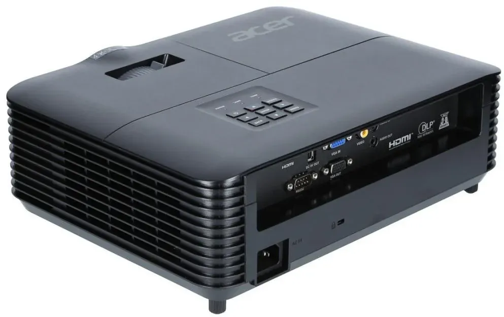 Проектор Acer X139 DLP 5200Lm LS 1280x800 20000:1 ресурс лампы:5000часов 1xUSB typeA 1xHDMI 2.8кг, черный - фото 2
