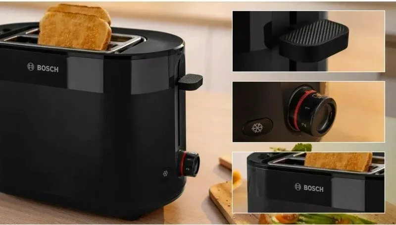 Тостер Bosch TAT2M123 950Вт черный - фото 6