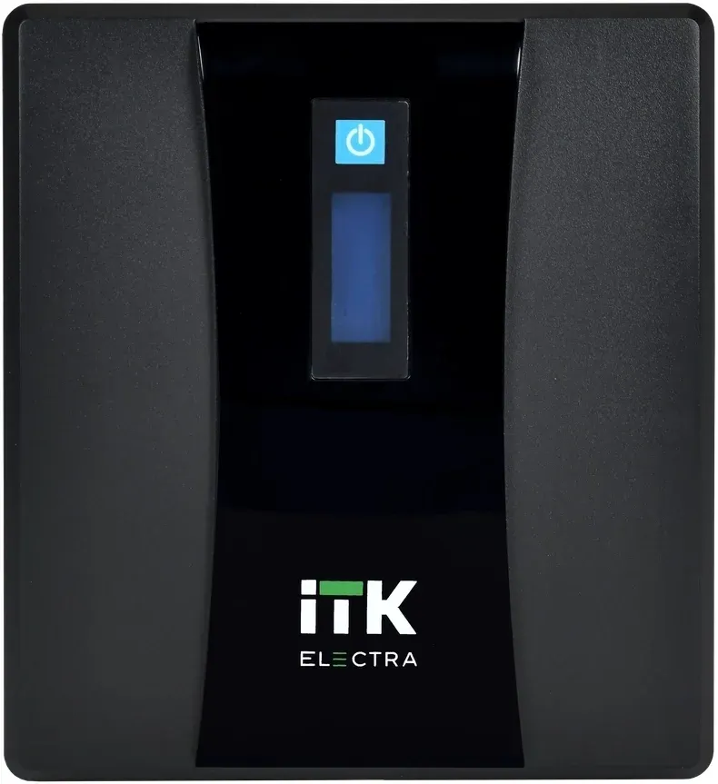 Источник бесперебойного питания ITK Electra 720Вт 1200ВА черный - фото 3