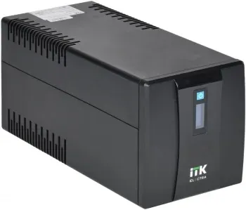 Источник бесперебойного питания ITK Electra 720Вт 1200ВА черный - фото 5