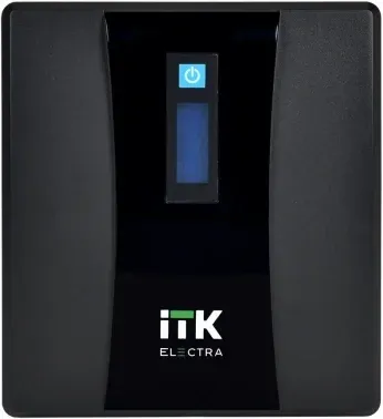 Источник бесперебойного питания ITK Electra 720Вт 1200ВА черный - фото 7
