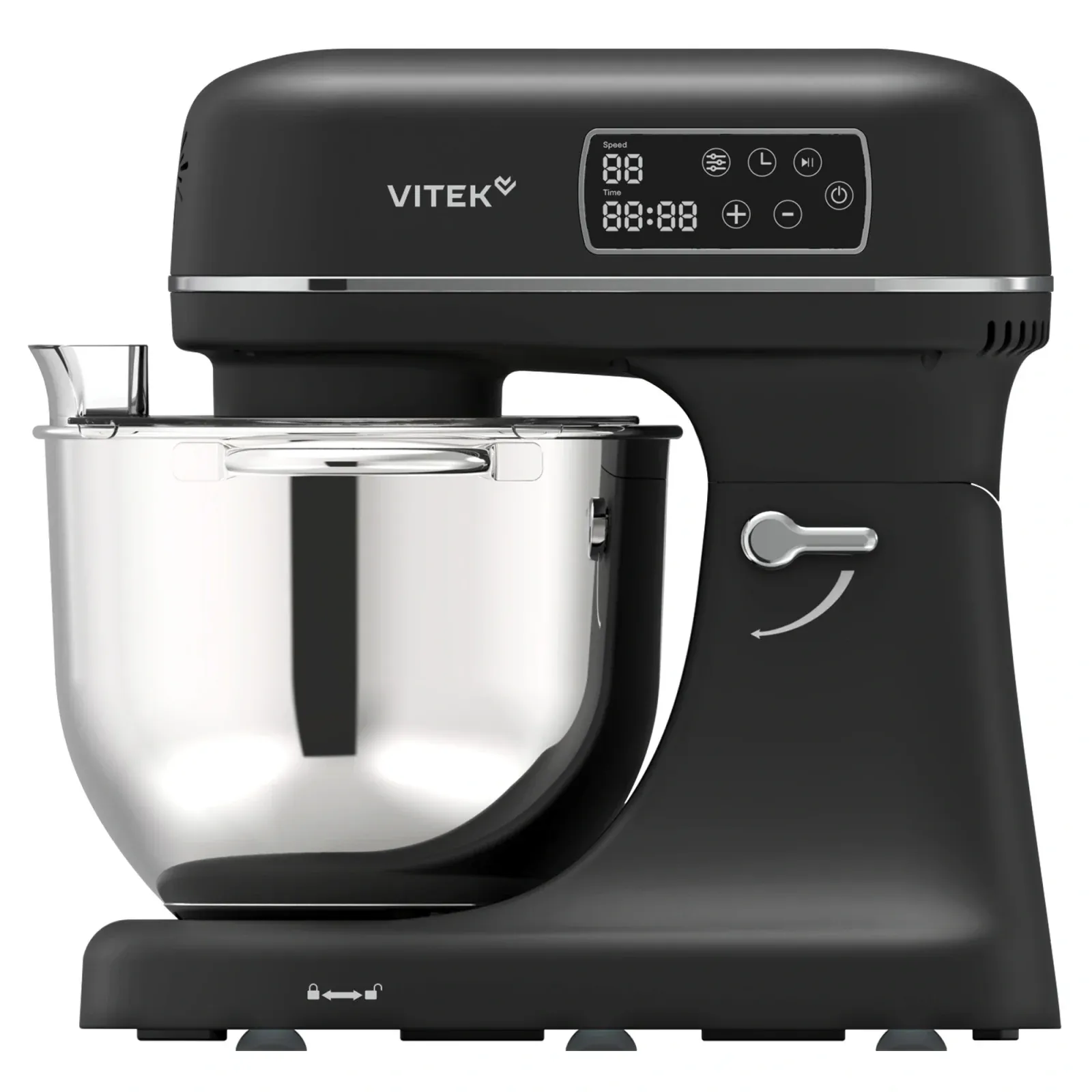 Миксер планетарный Vitek VT-PM0770 1100Вт черный - фото 1