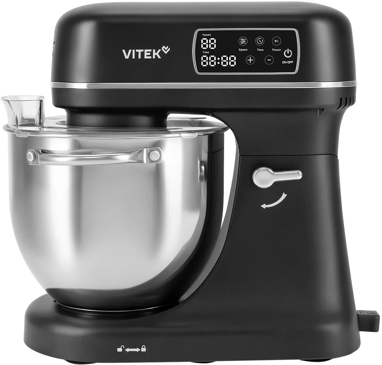 Миксер планетарный Vitek VT-PM0770 1100Вт черный - фото 2
