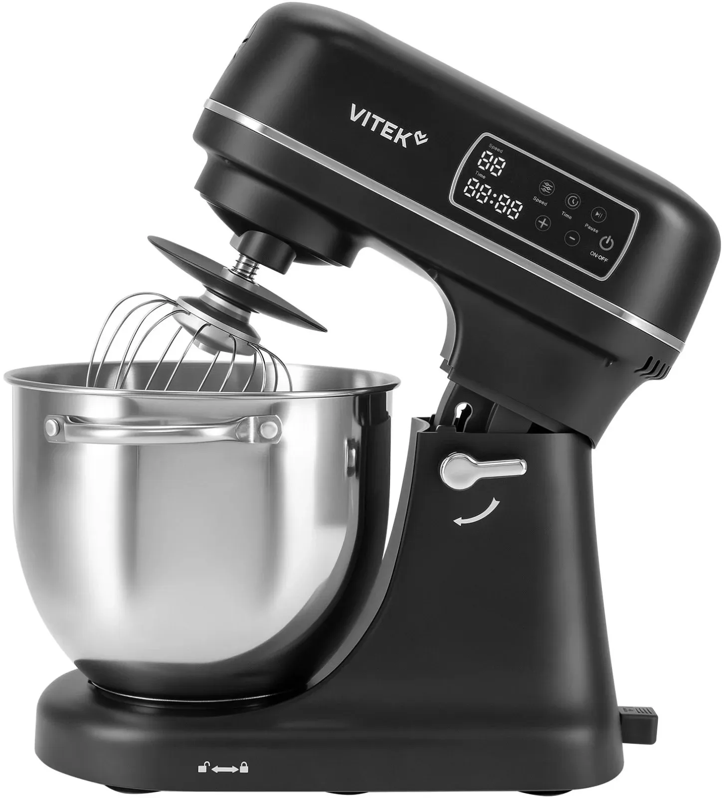 Миксер планетарный Vitek VT-PM0770 1100Вт черный - фото 3