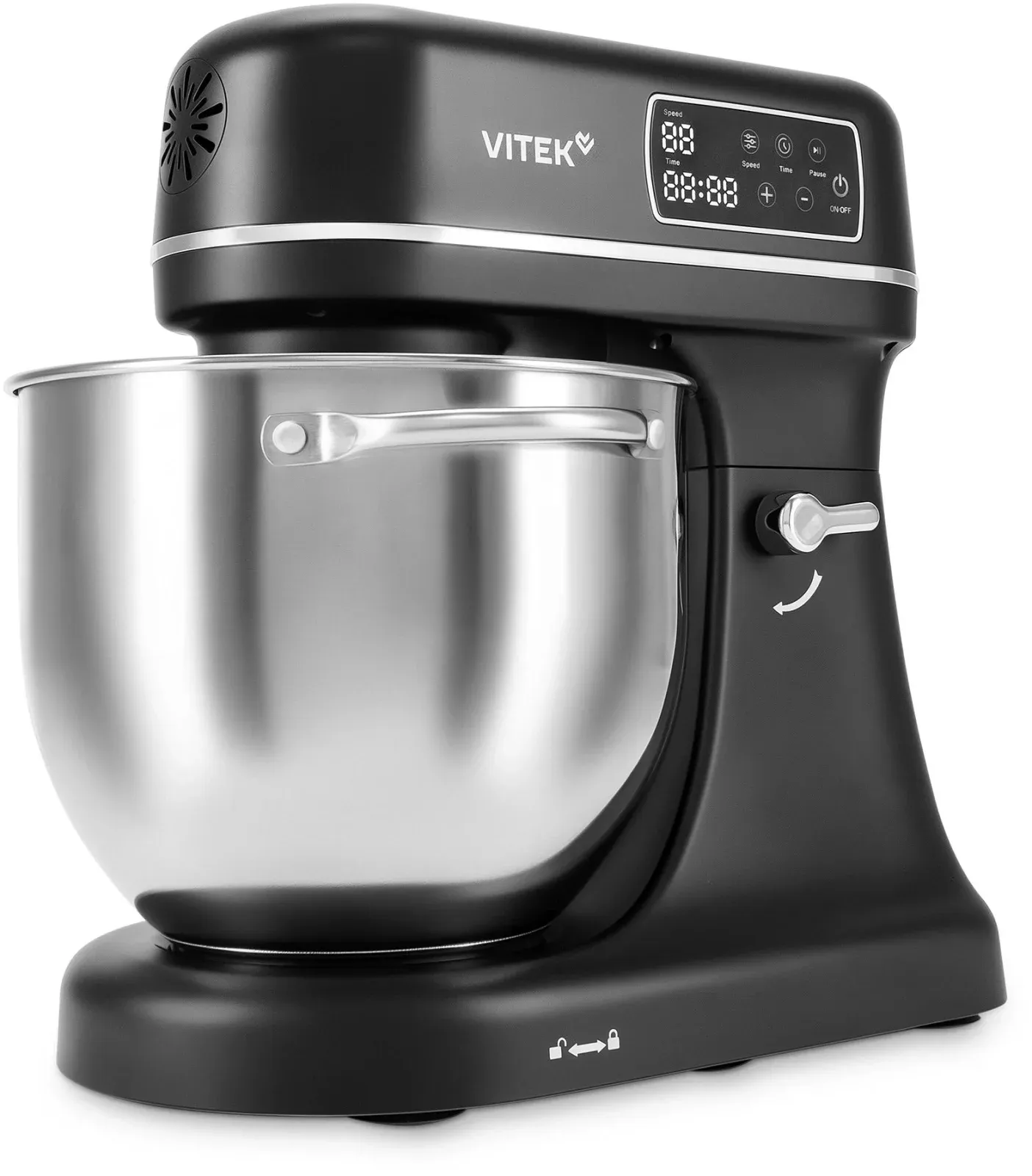 Миксер планетарный Vitek VT-PM0770 1100Вт черный - фото 4