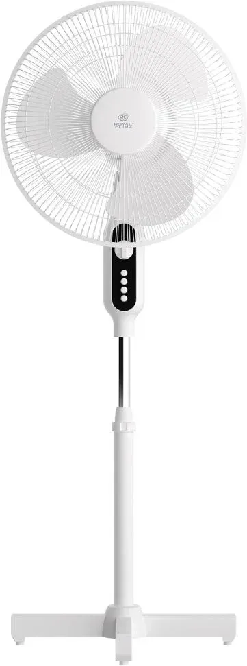Вентилятор напольный Royal Clima RSF-1602M-WT 45Вт скоростей:3 ПДУ белый/черный