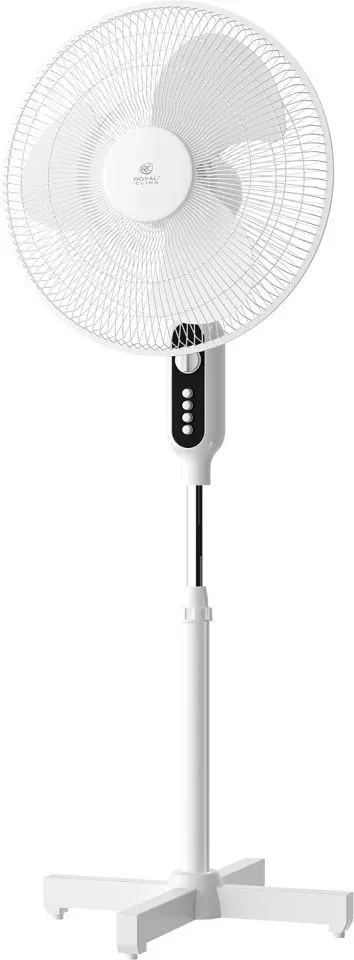 Вентилятор напольный Royal Clima RSF-1602M-WT 45Вт скоростей:3 ПДУ белый/черный - фото 2