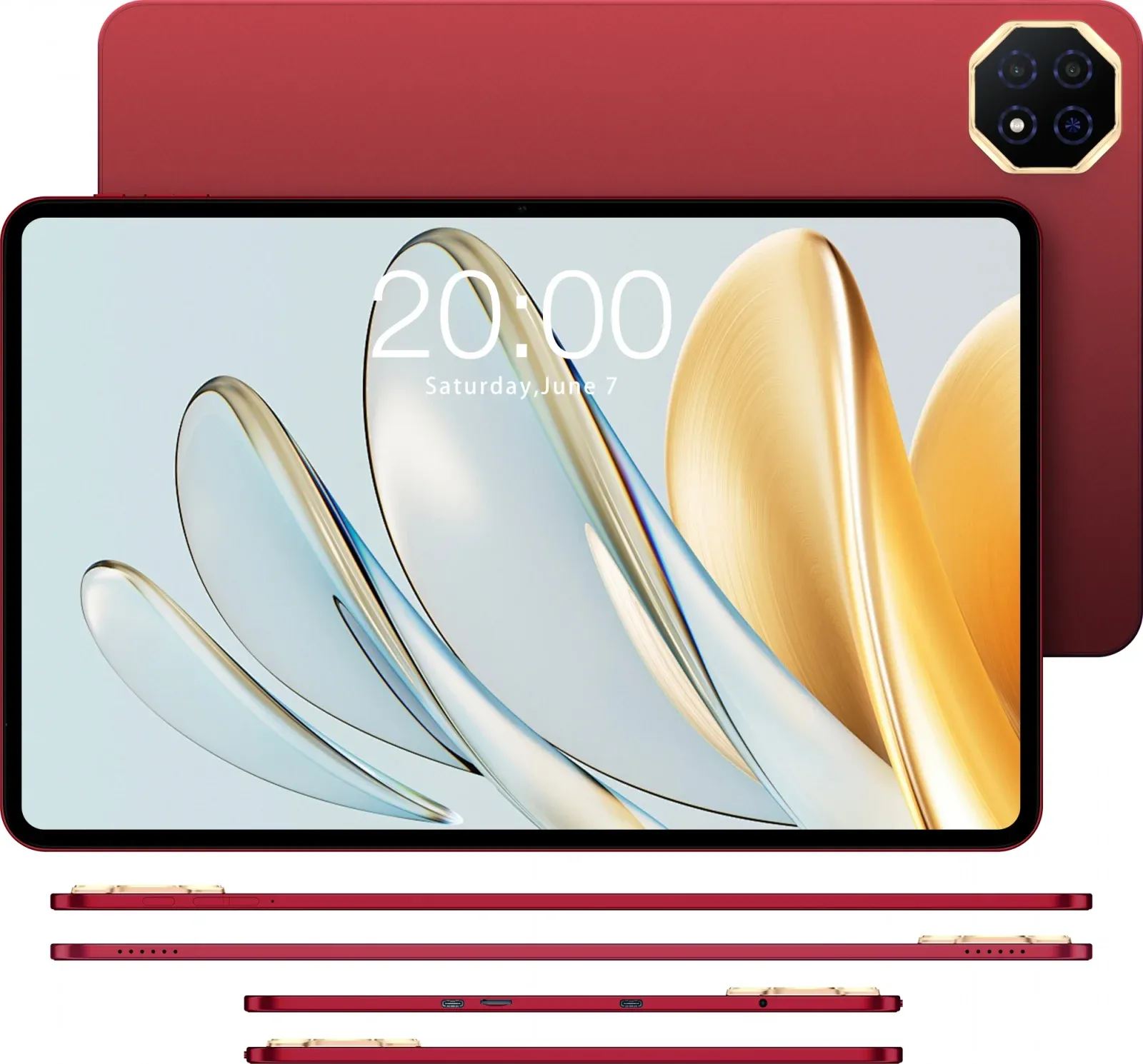 Планшет Teclast T60 AI Edition A733 2.0 8C RAM6Gb ROM128Gb 11.97 IPS 2000x1200 Android 15 красный 13Mpix 5Mpix BT WiFi microSD 1Tb 8000mAh - фото 3