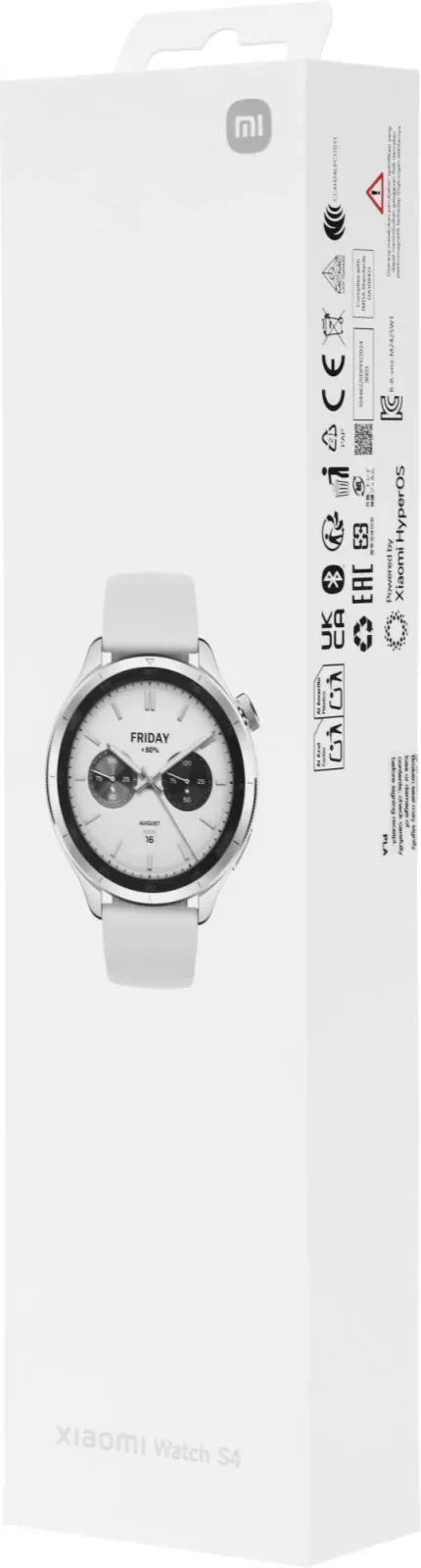 Смарт-часы Xiaomi Watch S4 47мм 1.43 AMOLED корп.серебристый рем.серый BHR9197GL - фото 8