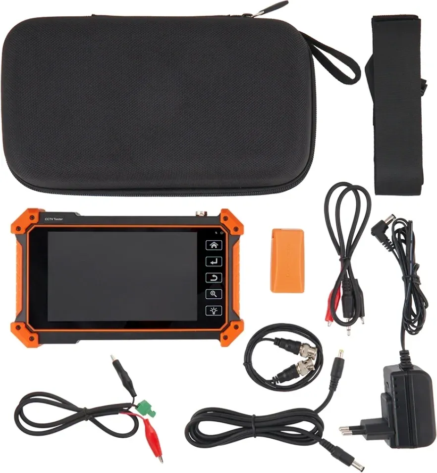 Тестер Lanmaster LAN-TST-CCTV-500-IP оранжевый/черный - фото 1