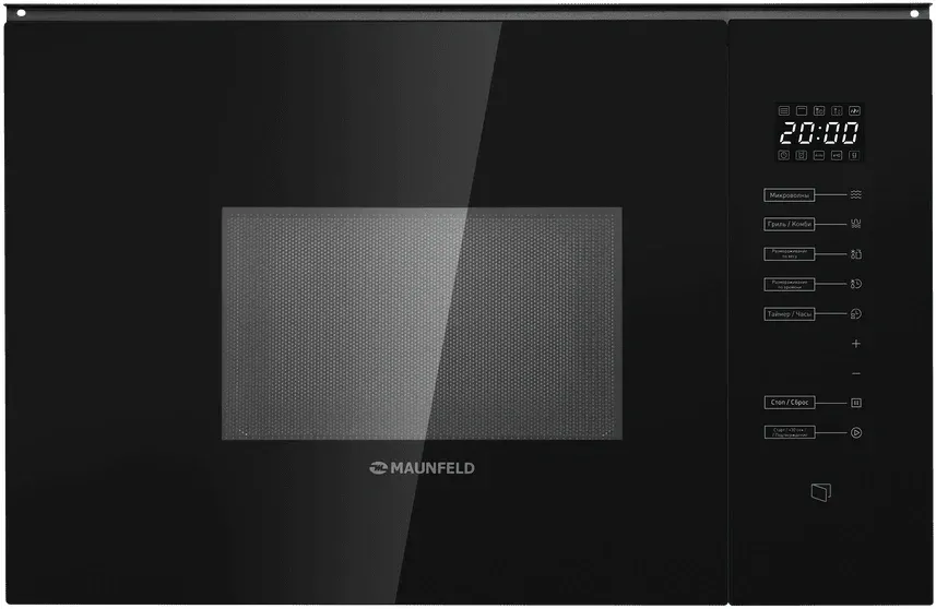 Микроволновая печь Maunfeld MBMO925SGB09 25л. 1450Вт черный встраиваемая, 25 л - фото 1