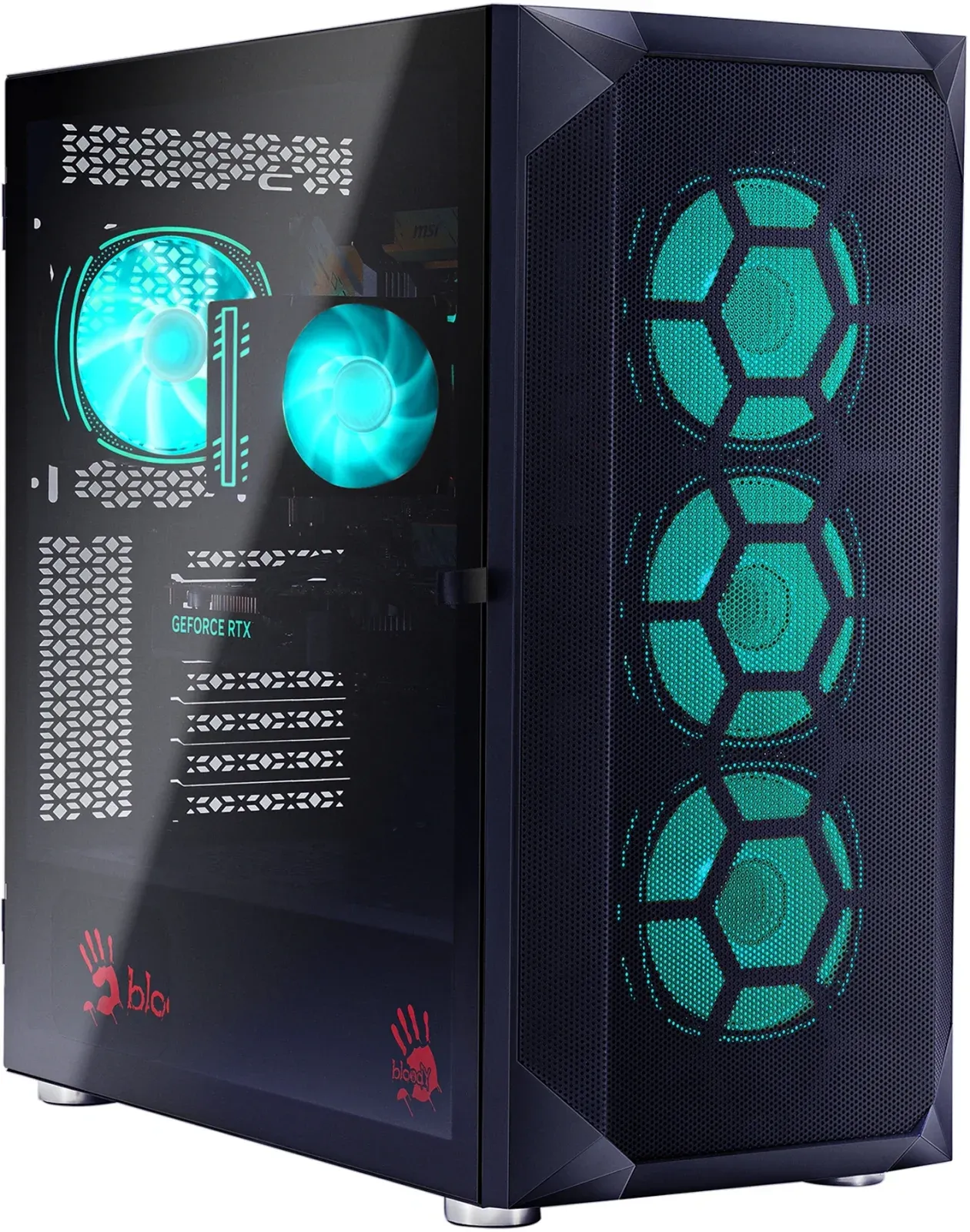 ПК Bloody BD-PC CB76C2 MT i5 13400F 2.5 32Gb SSD1Tb RTX4060 8Gb Windows 11 Home 64 GbitEth 650W черный RUS 2085996 - фото 3