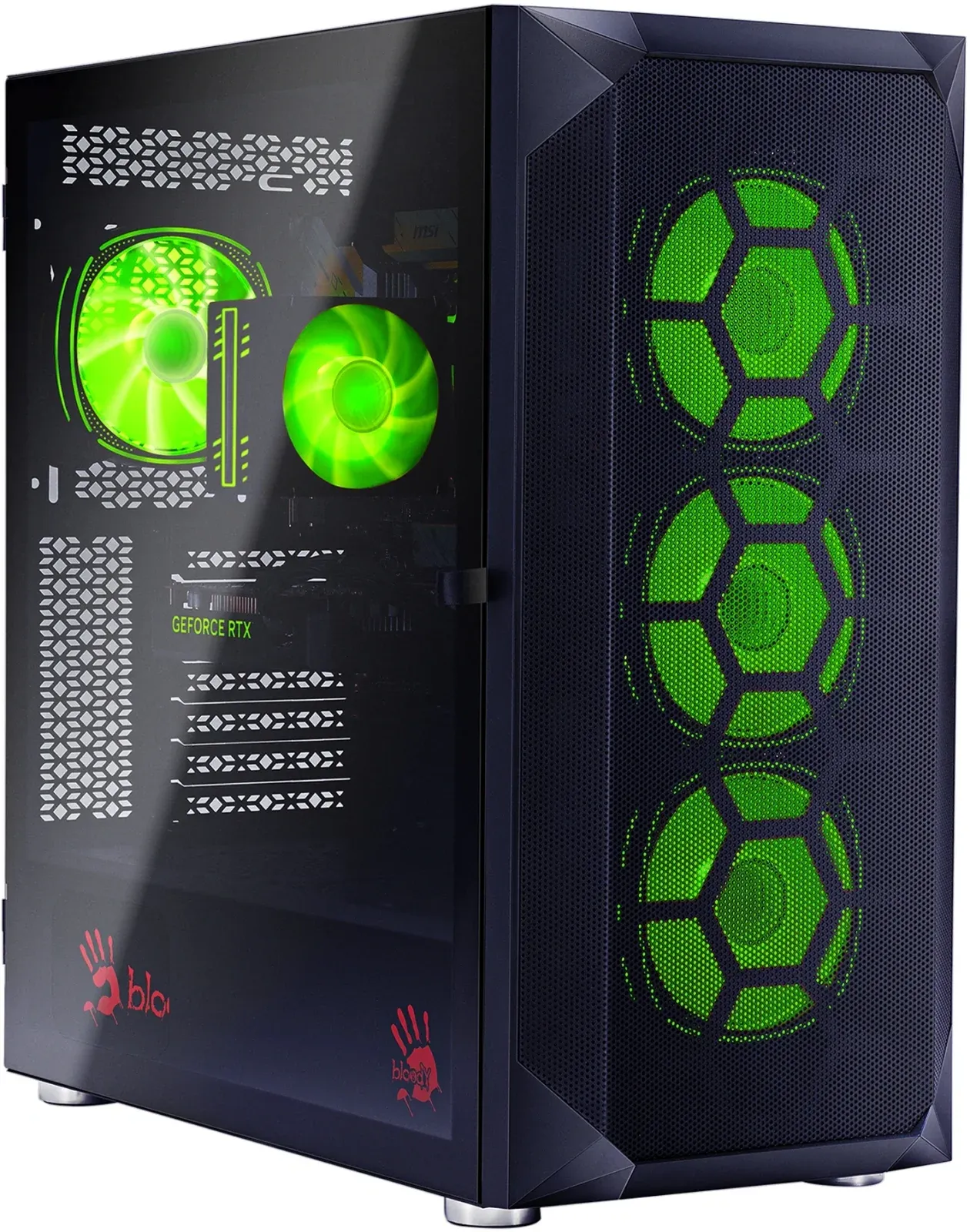 ПК Bloody BD-PC CB76C2 MT i5 13400F 2.5 32Gb SSD1Tb RTX4060 8Gb Windows 11 Home 64 GbitEth 650W черный RUS 2085996 - фото 4