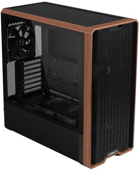 Корпус Lian-Li Lancool 217 черный без БП ATX 7x120mm 3x140mm 2xUSB3.0 audio bott PSU - фото 2