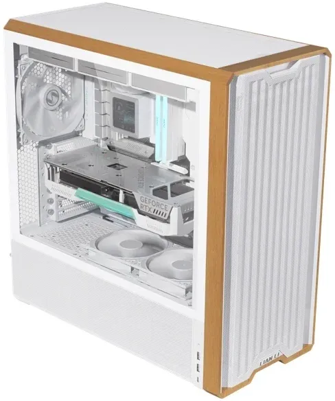 Корпус Lian-Li Lancool 217 белый без БП ATX 7x120mm 3x140mm 2xUSB3.0 audio bott PSU - фото 2