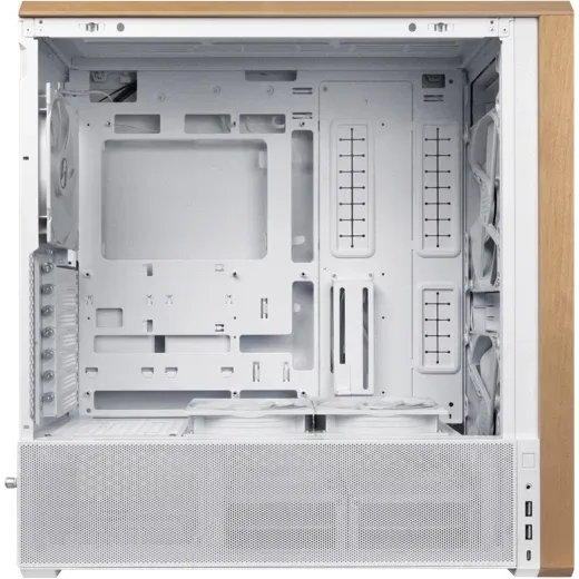 Корпус Lian-Li Lancool 217 белый без БП ATX 7x120mm 3x140mm 2xUSB3.0 audio bott PSU - фото 3