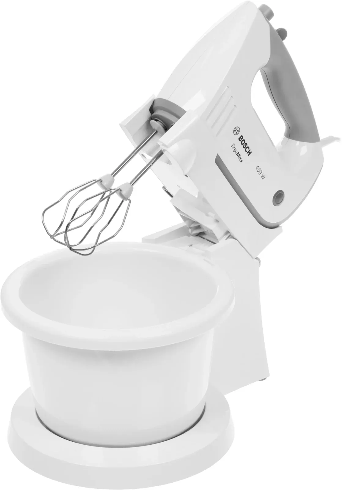 Миксер ручной Bosch MFQ36460S 450Вт белый/серый - фото 2