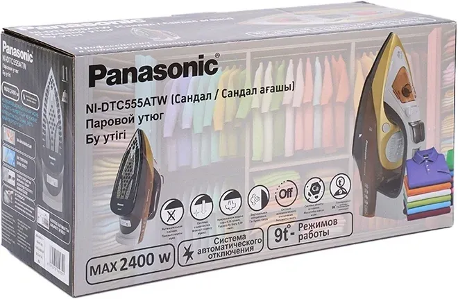 Утюг Panasonic NI-DTC555ATW 2400Вт сандаловый - фото 6