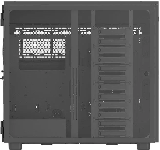 Корпус Thermaltake AX700 Glass черный без БП XL-ATX 18x120mm 18x140mm 2x200mm 4xUSB3.0 audio bott PSU - фото 3