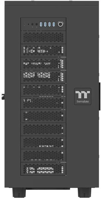 Корпус Thermaltake AX700 Glass черный без БП XL-ATX 18x120mm 18x140mm 2x200mm 4xUSB3.0 audio bott PSU - фото 5