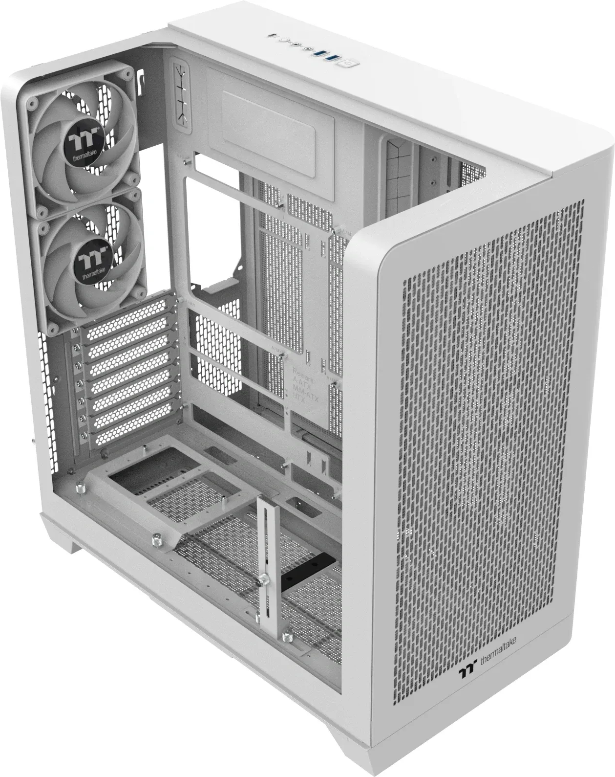 Корпус Thermaltake View 390 Air белый без БП ATX 9x120mm 2x140mm 2x200mm 2xUSB3.0 audio bott PSU - фото 2