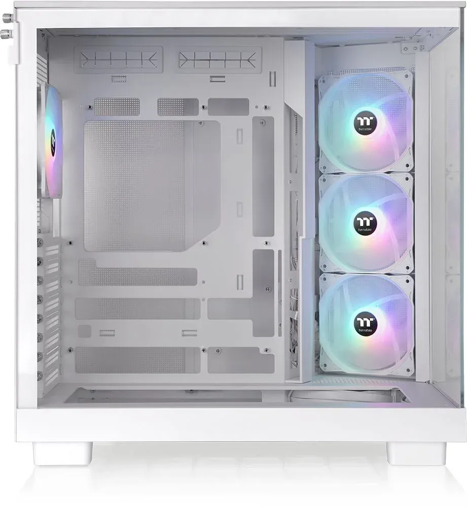 Корпус Thermaltake View 380 XL TG ARGB белый без БП ATX 5x120mm 2x140mm 2xUSB3.0 audio bott PSU - фото 3
