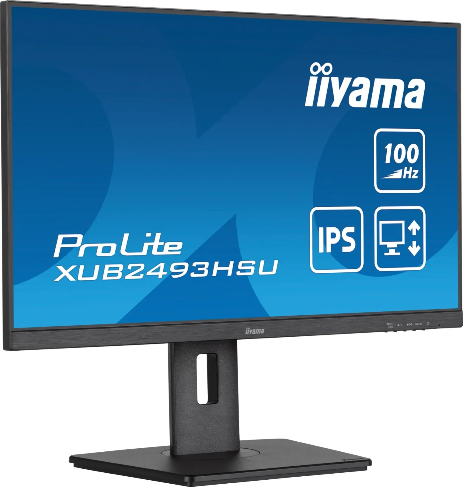 Монитор Iiyama 23.8 ProLite XUB2493HSU-B7 черный IPS LED 16:9 HDMI M/M матовая HAS Piv 300cd 178гр/178гр 1920x1080 100Hz DP FHD USB 4.6кг - фото 4