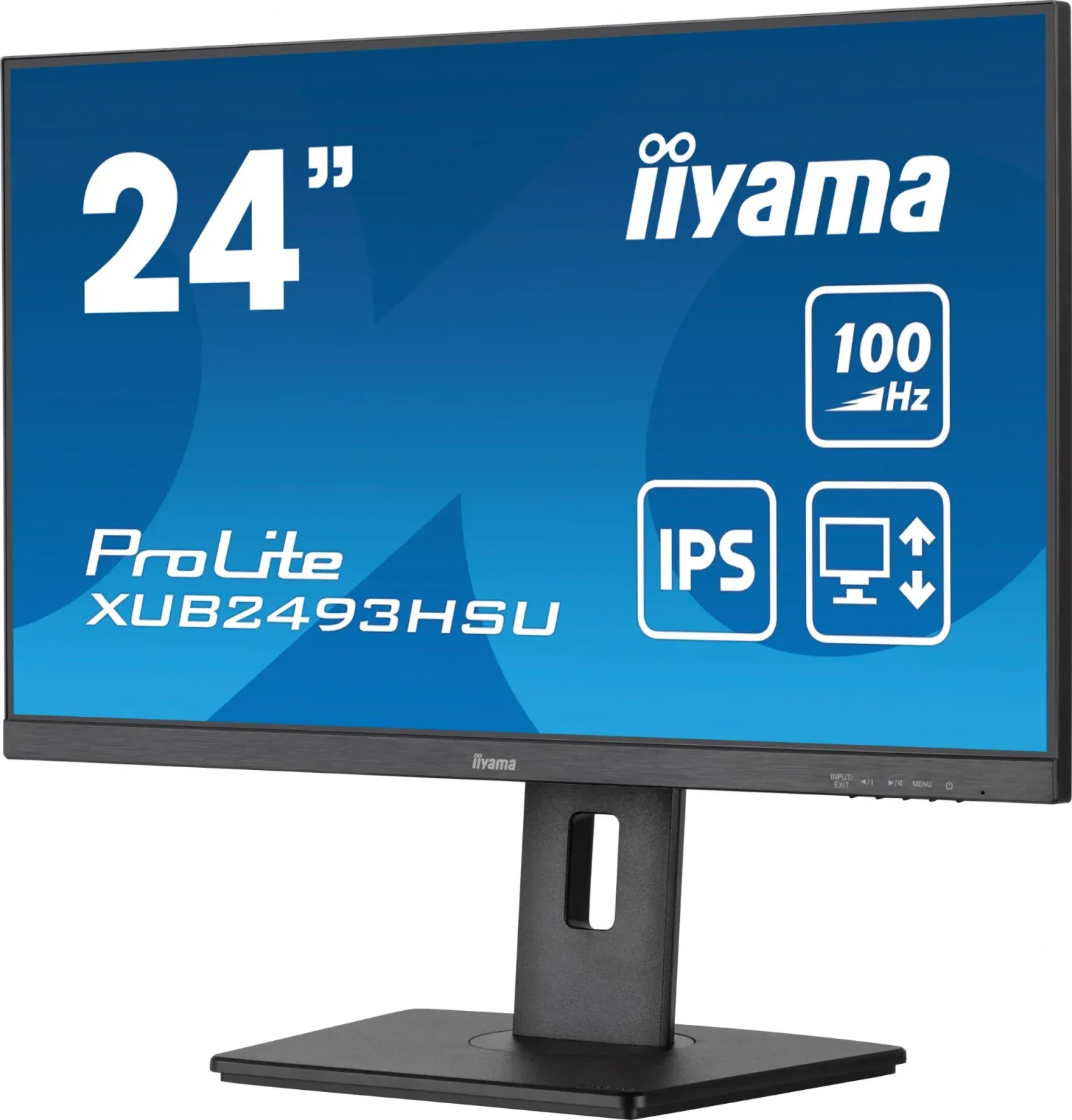Монитор Iiyama 23.8 ProLite XUB2493HSU-B7 черный IPS LED 16:9 HDMI M/M матовая HAS Piv 300cd 178гр/178гр 1920x1080 100Hz DP FHD USB 4.6кг - фото 5