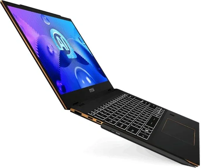 Ноутбук MSI Summit E13 AI Evo A1MTG-001US Core Ultra 7 155H 16Gb SSD1Tb Intel Arc 13.3 IPS Touch FHD+ 1920x1200 Windows 11 Home Multi Language black WiFi BT Cam 9S7-13P411-001 - фото 2