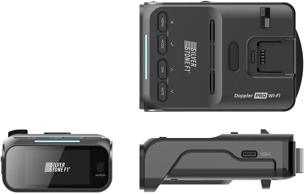Радар-детектор Silverstone F1 Doppler Pro GPS приемник черный - фото 5