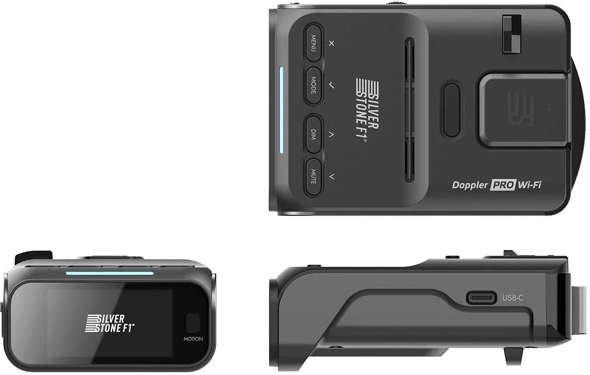 Радар-детектор Silverstone F1 Doppler Pro GPS приемник черный - фото 6