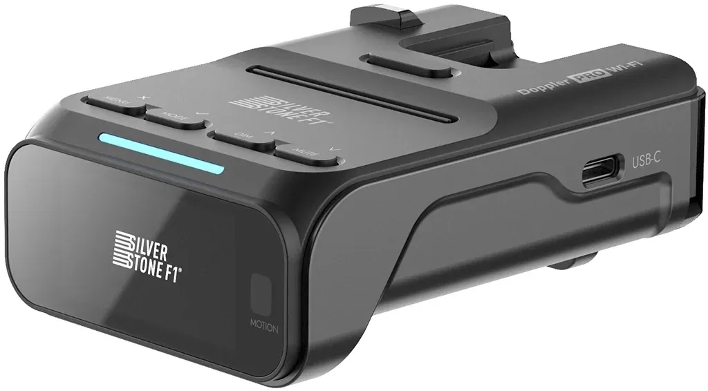 Радар-детектор Silverstone F1 Doppler Pro GPS приемник черный - фото 7