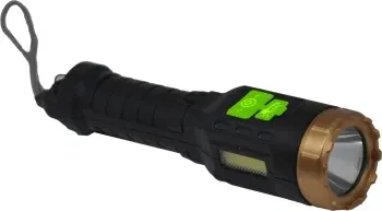 Фонарь ручной Gauss GFL208 черный 8Вт лам.:светодиод. встроенный аккумулятор GF208 - фото 3
