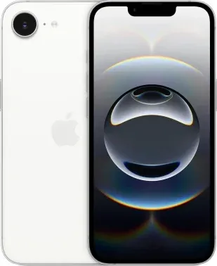 Смартфон Apple A3409 iPhone 16e 128Gb белый моноблок 3G 4G 1Sim 6.1 1170x2532 iOS 18 48Mpix 802.11 a/b/g/n/ac/ax NFC GPS Protect - фото 6