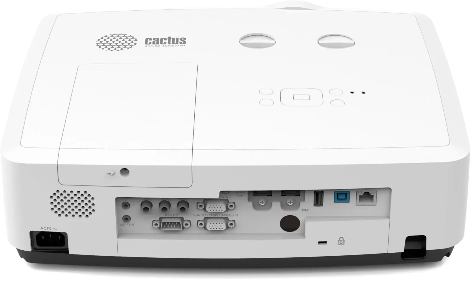 Проектор Cactus Bright CS-S4.WT 3LCD 94400Lm LS 5900Lm ANSI 1920x1200 30000:1 ресурс лампы:10000часов 1xUSB typeA 1xUSB typeB 2xHDMI 4.45кг, белый - фото 3