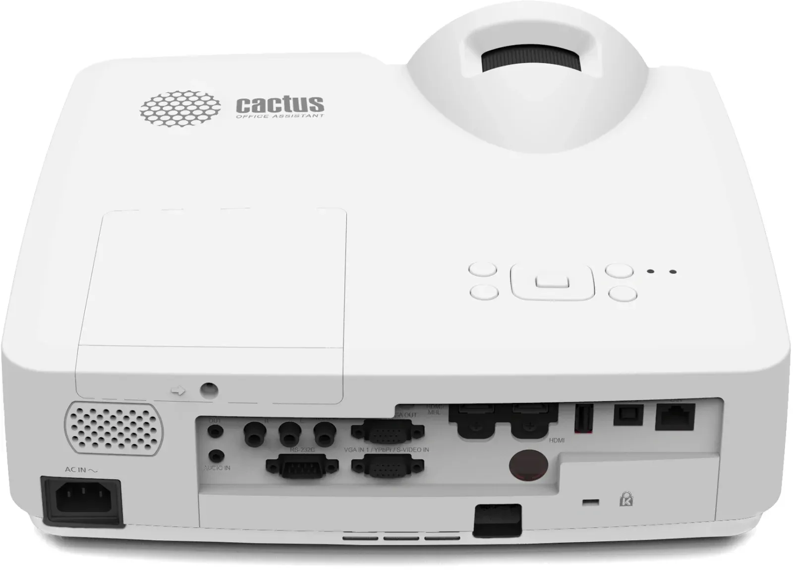 Проектор Cactus Bright CS-V3.WT 3LCD 64000Lm LS 4000Lm ANSI 1280x800 30000:1 ресурс лампы:10000часов 1xUSB typeA 1xUSB typeB 2xHDMI 4кг, белый - фото 6