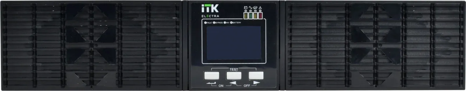 Источник бесперебойного питания ITK EOR-0003KVA-1-006 3000Вт 3000ВА черный - фото 2