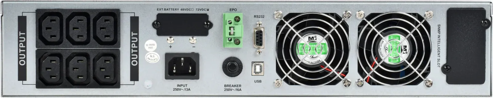 Источник бесперебойного питания ITK EOR-0003KVA-1-006 3000Вт 3000ВА черный - фото 3