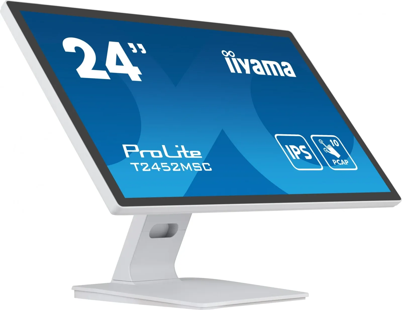 Монитор Iiyama 23.8 ProLite T2452MSC-W1 белый IPS LED 14ms 16:9 HDMI M/M матовая 400cd 178гр/178гр 1920x1080 60Hz DP FHD USB Touch 5.6кг - фото 2