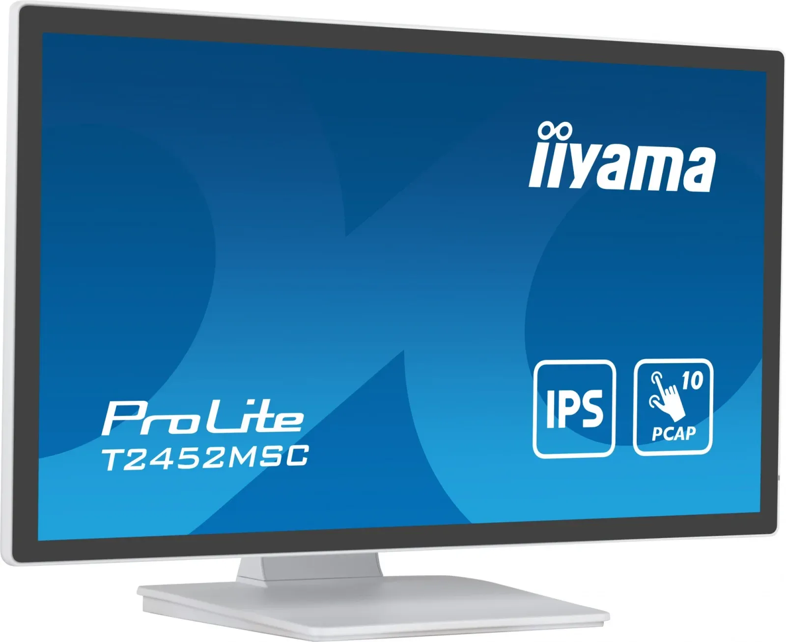 Монитор Iiyama 23.8 ProLite T2452MSC-W1 белый IPS LED 14ms 16:9 HDMI M/M матовая 400cd 178гр/178гр 1920x1080 60Hz DP FHD USB Touch 5.6кг - фото 3