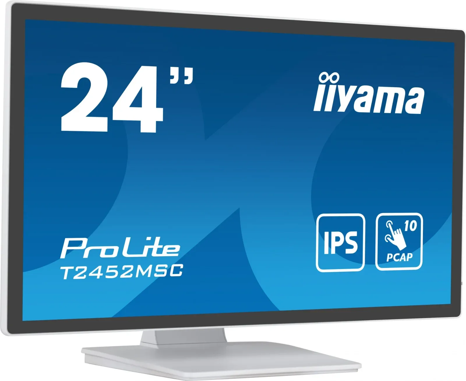 Монитор Iiyama 23.8 ProLite T2452MSC-W1 белый IPS LED 14ms 16:9 HDMI M/M матовая 400cd 178гр/178гр 1920x1080 60Hz DP FHD USB Touch 5.6кг - фото 4