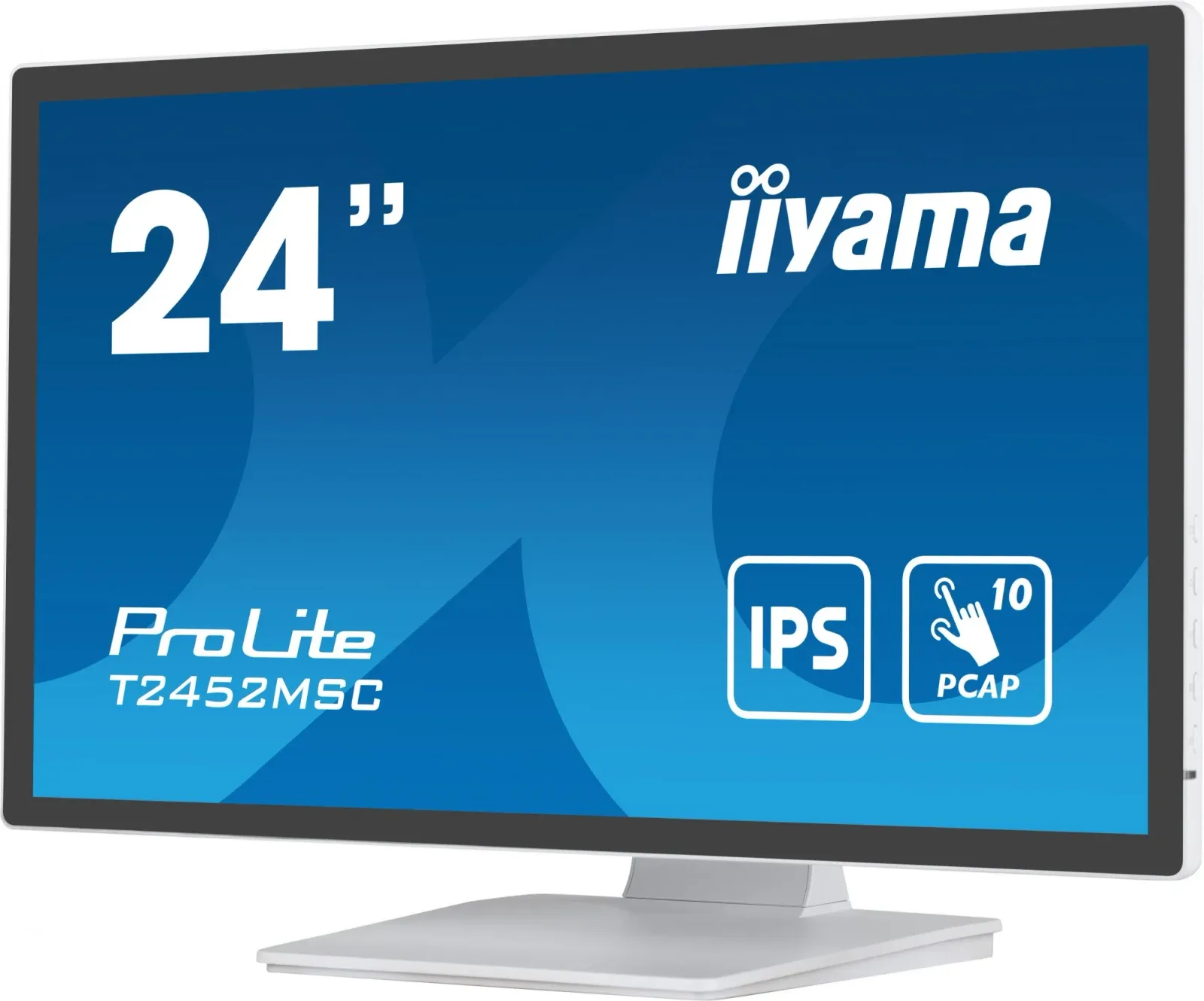 Монитор Iiyama 23.8 ProLite T2452MSC-W1 белый IPS LED 14ms 16:9 HDMI M/M матовая 400cd 178гр/178гр 1920x1080 60Hz DP FHD USB Touch 5.6кг - фото 5