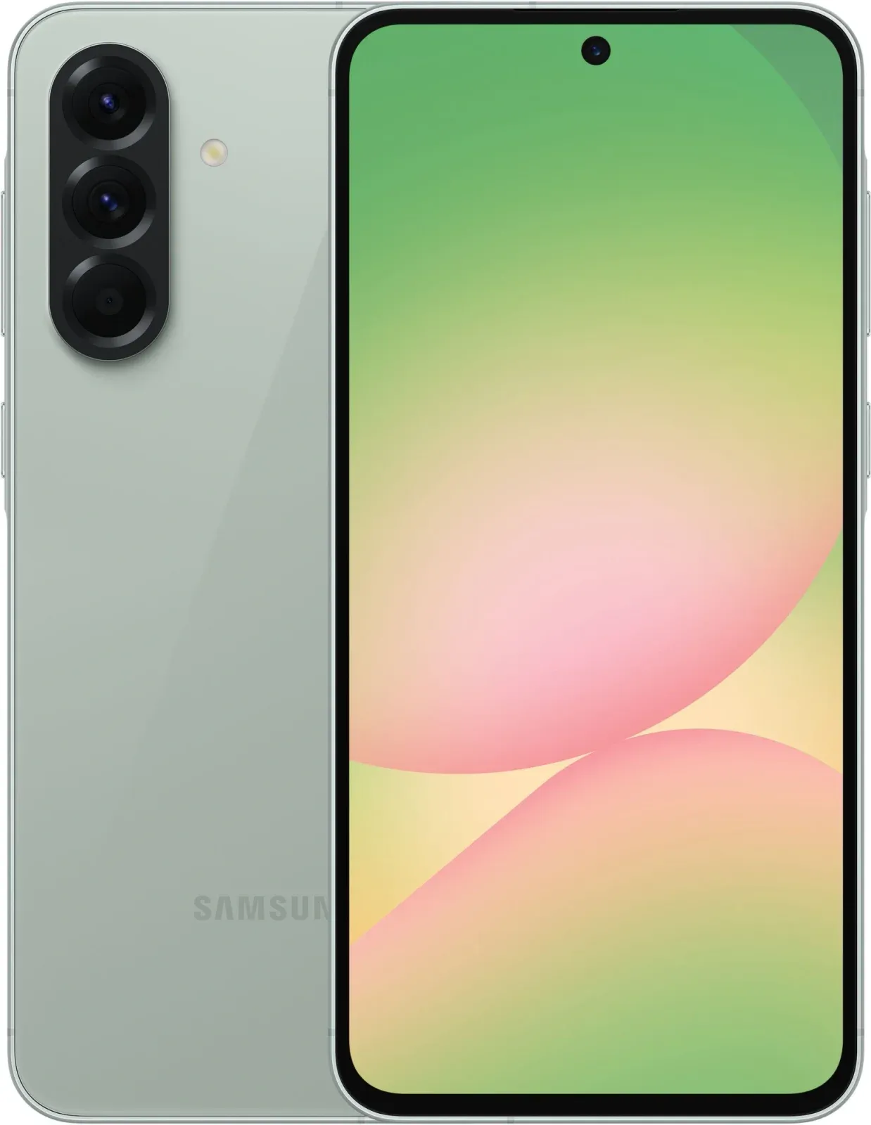 Смартфон Samsung SM-A566E Galaxy A56 5G 128Gb 8Gb зеленый моноблок 3G 4G 2Sim 6.7 1080x2340 Android 15 50Mpix 802.11 a/b/g/n/ac/ax NFC GPS GSM900/1800 GSM1900 Protect