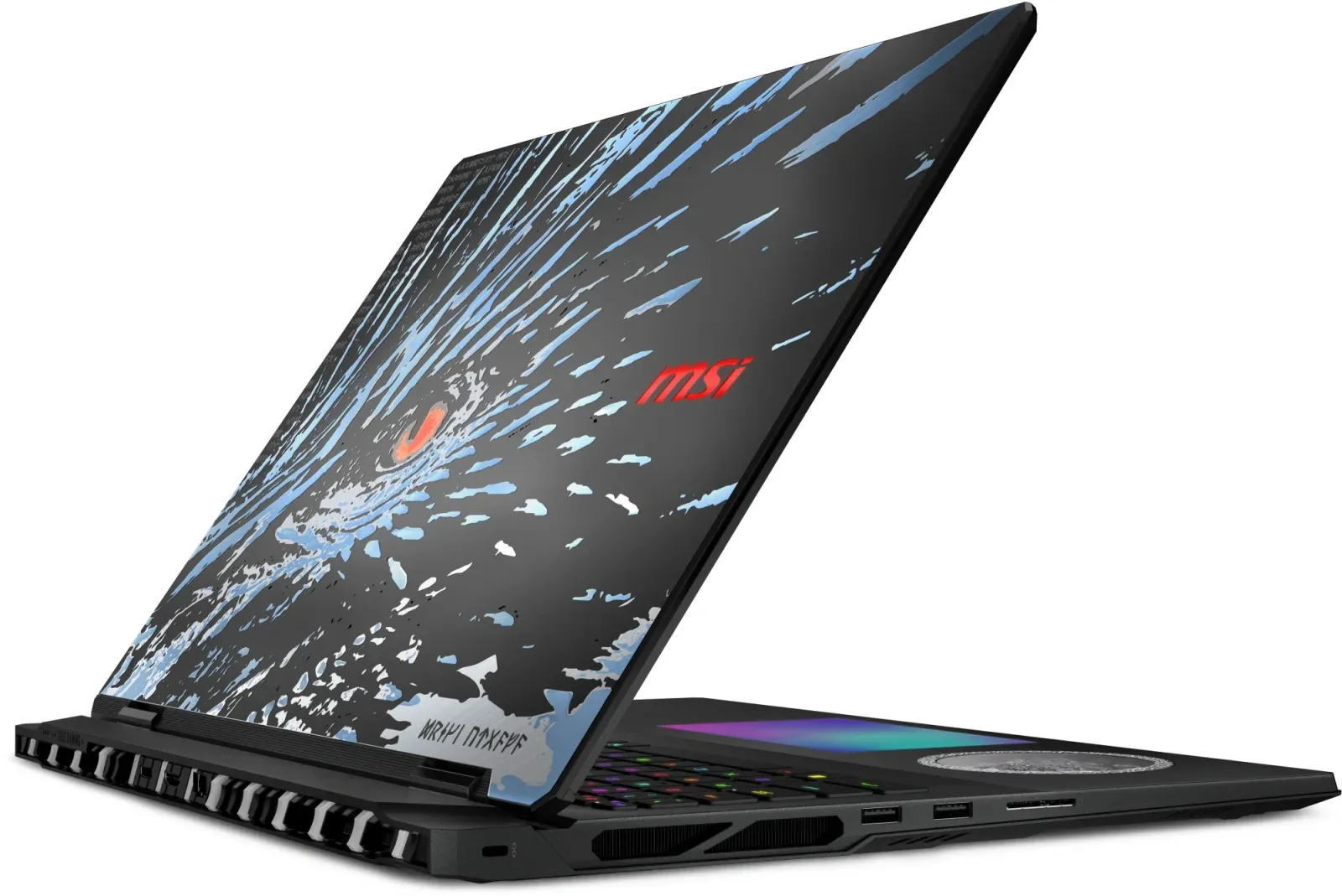 Ноутбук MSI Titan Dragon Edition 18 HX AI A2XWJG-205RU Core Ultra 9 285HX 64Gb SSD4Tb NVIDIA GeForce RTX 5090 24Gb 18 IPS UHD+ 3840x2400 Windows 11 Home black WiFi BT Cam 9S7-1824A5-205 - фото 5