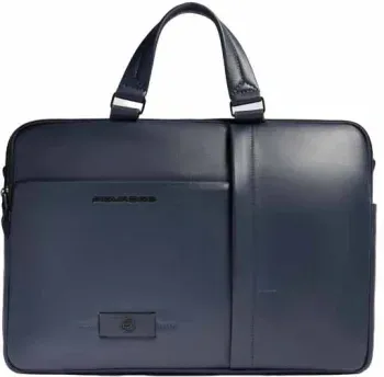 Деловая сумка мужская Piquadro Russel CA6026W137/BLU с отделением для ноутбука 15.6 синяя натур.кожа - фото 7